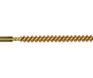 Pro-Shot Benchrest Brass Core/Bronze Bristle Rifle Bore Brush (5/40 Thread) .17 cal