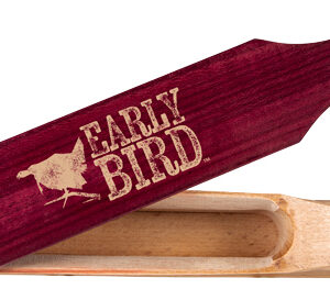 Primos Early Bird Turkey Box Call / Purple Heart Paddle With Hardwood Box