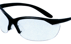 Howard Leight Uvex Vapor II Shooting Glasses Black with Clear Lens