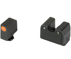Rival Arms Tritium Night Sights Orange for Glock MOS Double Stack Models