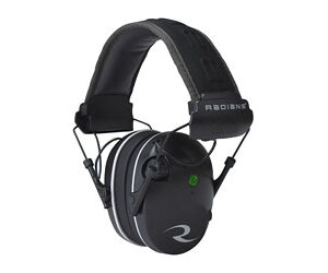 Radians Dual Microphone Electronic Earmuff 3.5mm Stereo Jack 23dB Black Grey