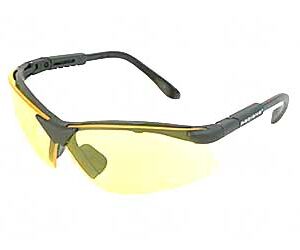 Radians Revelation Sporting Goods Shooting Glasses Black with Amber Lens
