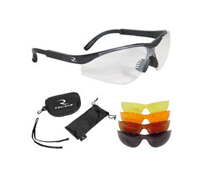 Radians T-85 5 Lens Interchangeable Shooting Glasses Kit Black with Multi Lens 5/ct