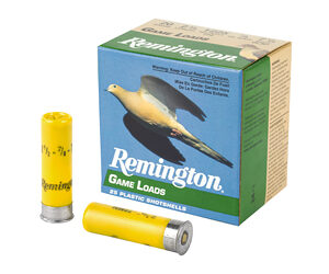 Remington Lead Game Load Shotshells 20 ga 2-3/4" 7/8 oz 1225 fps #7.5 25/ct