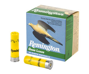 Remington Lead Game Load Shotshells 20 ga 2-3/4" 7/8 oz 1225 fps #8 25/ct