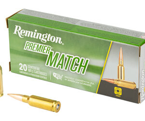 Remington Premier Match Berger Rifle Ammunition 6.5 Grendel 130gr OTM 2400 fps 20/ct