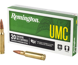 Remington UMC Rifle Ammunition .308 Win 150 gr FMJ 2820 fps 20/ct