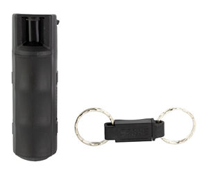 Sabre Pepper Spray with Quick Release Key Ring Black Clamshell