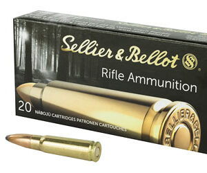 Sellier & Bellot Rifle Ammunition 7.62x39mm 123 gr SP 2435 fps - 20/box