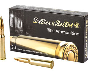 Sellier & Bellot Rifle Ammunition 7.62x54R 180 gr 2580 fps FMJ  - 20/box