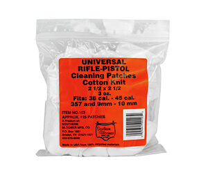 Southern Bloomer Rifle Patches-.38 -.45 cal Rifle Patches -125/ct