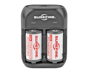 Surefire SFLFP123 Kit Rechargeable Batteries with Charger 2/ct
