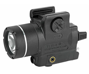 Streamlight TLR-4 Compact Rail Mounted Tactical Light with Integrated Red Aiming Laser