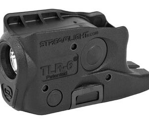 Black Streamlight TLR-6 weapon light mounted on a pistol accessory.