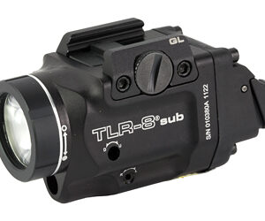 Streamlight TLR-8 Sub Compact Rail Mounted Tactical Light with Red Laser for GLOCK 43X/48 MOS 43X/48 Rail