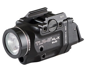 Streamlight TLR-8 HL-X Sub Handgun Weapon Light for Springfield Armory Hellcat 1000 Lumens Black