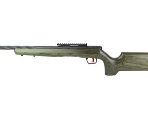 Savage Arms B22 Timber Tactical Rifle .22 LR 10rd Magazine 18" Threaded Spiral Barrel Green Laminate Stock