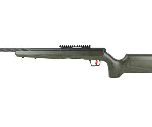 Savage Arms B22 Timber Tactical Rifle .22 WMR 9rd Magazine 18" Threaded Spiral Barrel Green Laminate Stock