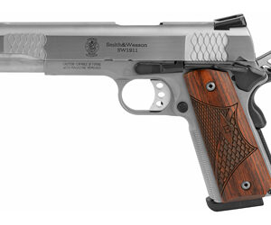 S&W M1911 E-Series Handgun .45 Auto 8rd Magazines(2) 5" Barrel Wood Grips