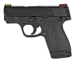 S&W M&P 9 Shield Handgun 9mm Luger 7rd & 8rd Magazines (2) 3.1" Barrel HI-VIZ Fiber Optics Ca Compliant