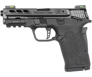 S&W Performance Center M&P 380 SHIELD EZ M2.0 Handgun .380 Auto 8rd Magazine 3.8" Black Ported Barrel