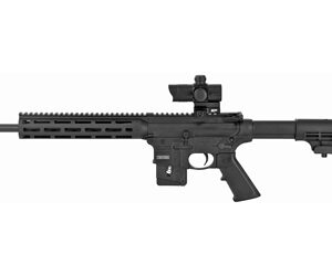 S&W M&P 15-22 Sport Rifle .22LR 10rd Magazine 16.5" Barrel with MP-100 M&P Red/Green Dot Optic Compliant Fixed Stock