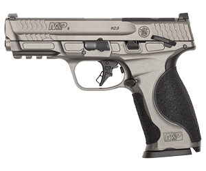 S&W M&P9 M2.0 Metal Optic Ready Handgun 9mm Luger 10rd Magazines(2) 4.25" Barrel Thumb Safety Load Indicator CA Compliant