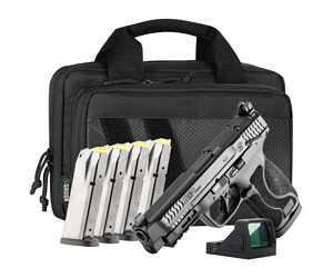 M&P 10mm M2.0 OR Bundle Handgun 10mm Auto 15rd Magazines(4) 4.6" Barrel Thumb Safety Savior Bag RFX11 Green Dot