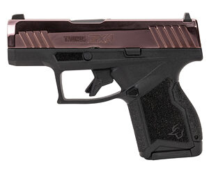 Taurus GX4 Handgun 9mm Luger 11rd (1) & 13rd (1) Magazines 3" Barrel Rose Gold Slide and Black