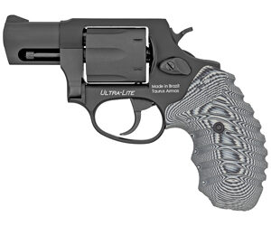 Taurus 856 Ultra Lite Handgun .38 Spl(+P) 6rd Capacity 2" Barrel Black Frame VZ Gray Cyclone Grip