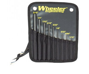 Wheeler Engineering Roll Pin Punch Set 9PC