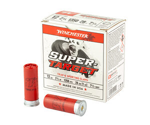 Winchester Super-Target Shotshells 12 ga 2-3/4" 1 oz 1350 fps #7.5 25/ct