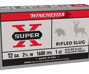 Winchester Super-X Slug Shotshells 12 ga 2-3/4" 1 oz 1600 fps Slug 5/ct