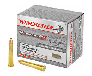 Winchester Varmint X Rifle Ammunition .22 Hornet 35 gr. PT 3100 fps 20/ct