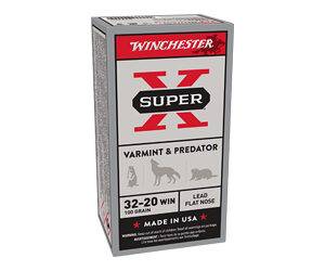 Winchester Super-X Rifle Ammunition .32-20 Win 100 gr. LFN 1210 fps 50/ct