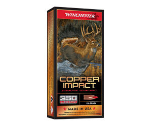 Winchester Copper Impact Rifle Ammunition 350 Legend 150 gr. BT 2260 fps 20/ct