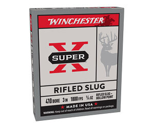 Winchester Super-X Rifled Slug Shotshells .410 ga 3" 1/4 oz 1800 fps Slug 5/ct