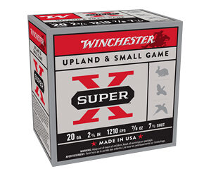 Winchester Super-X Game Shotshells 20 ga 2-3/4" 7/8 oz 1210 fps #7.5 25/ct