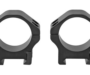 Warne 2-Piece Maxima Horizontal Fixed Scope Rings 30mm PA Low - Matte Black