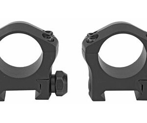 Warne 2-Piece Picatinny Style Mountain Tech Scope Rings 30mm Low - Matte