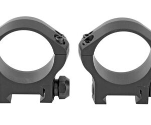 Warne 2-Piece Picatinny Style Mountain Tech Scope Rings 34mm Low - Matte
