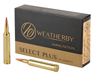 Weatherby Select Plus Berger Elite Hunter Rifle Ammunition 6.5-300 Wby Mag 156gr EOL 3050 fps 20/ct