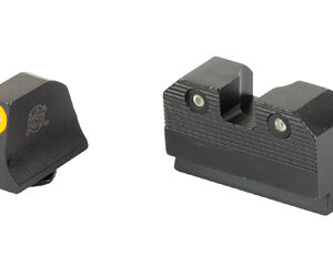 XS Sight Systems R2D 2.0 Suppressor Height Night Sights for Glock Orange Front with Black Rear
