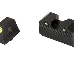 XS Sight Systems R3D 2.0 Suppressor Height Night Sights for Glock 20/21/29/30/30S/37/41 Green Front with Black Rear
