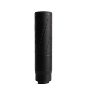 Black textured cylindrical grip standing upright on a white background.