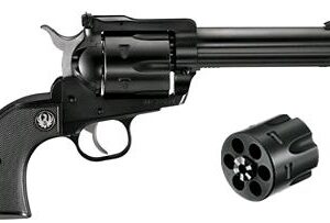 Ruger New Blackhawk Convertible SA Handgun .45 Colt/.45 ACP 6rd Capacity 5.5" Barrel Blued