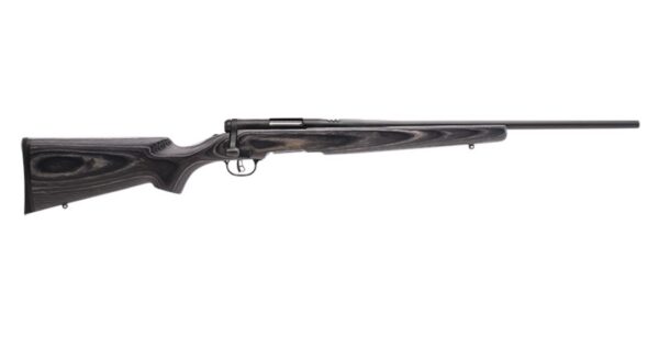 Long-barreled rifle with a dark wooden stock shown in a horizontal side view against a white background.