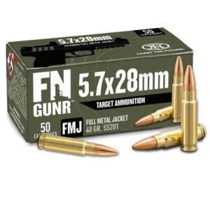 FN SS201 Target Handgun Ammunition 5.7x28mm 40gr FMJ 1700 fps 500/ct Case