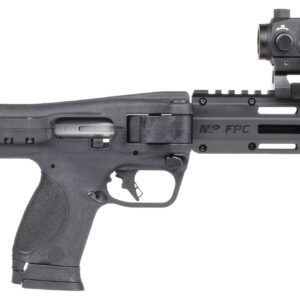 Smith & Wesson M&P FPC Rifle 9mm Luger 17rd (1) & 23rd (2) Magazines 16.25" 1/2x28 Threaded Barrel Black with Crimson Trace Red Green Dot Optic
