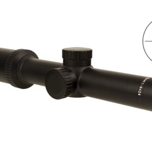 Huron 1-4x24 Riflescope BDC Hunter Holds 30mm Tube Satin Blk Capped Adj